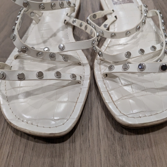 DV by Dolce Vita Women's Jillien White Strappy Sandals, Size 7.5 - Picture 9 of 13